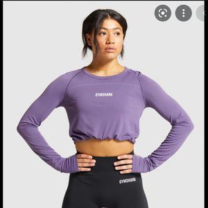 Gymshark Breeze Lightweight Seamless Long Sleeve Crop Top